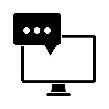 bilgisayar iletişim mesaj kabarcık piktogram konuşmak