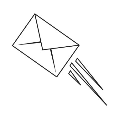 Ekspres posta e-posta zarf anahat