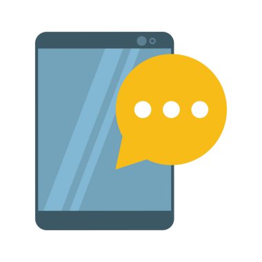 mobil cihaz kabarcık konuşma iletişim