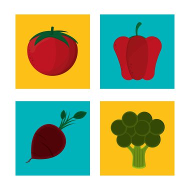 taze besleyici sebzeler ayarla