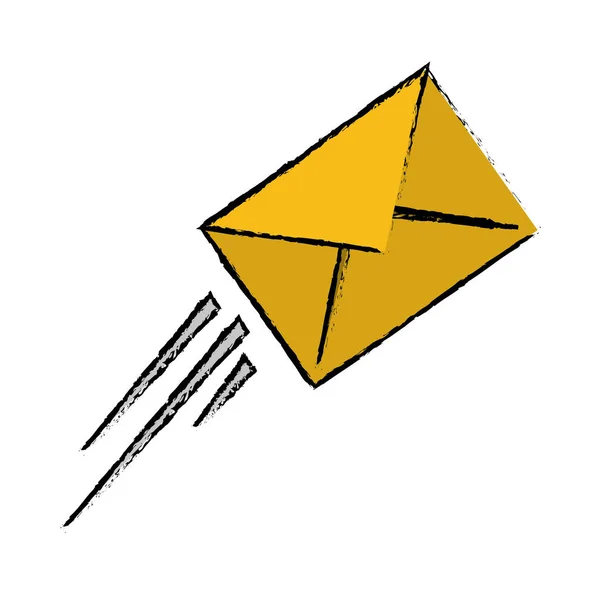 Экспресс-почтовый конверт — стоковый вектор
