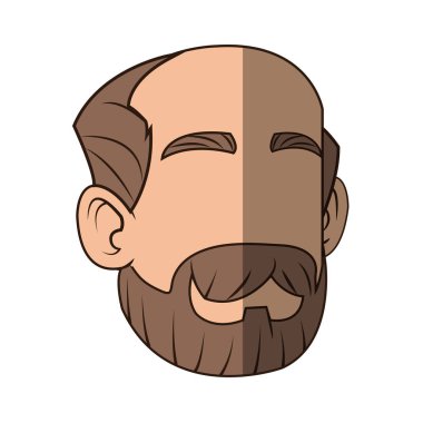 İzole edilmiş erkek çizgi film tasarımı