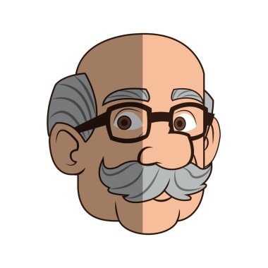 İzole edilmiş erkek çizgi film tasarımı