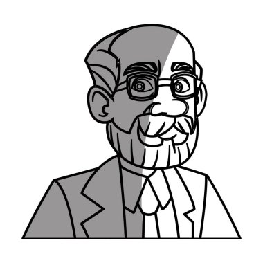 İzole doktor karikatür tasarım