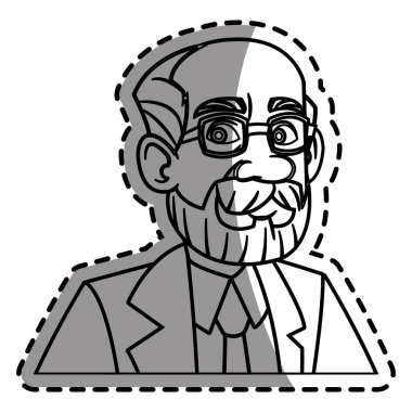 İzole doktor karikatür tasarım