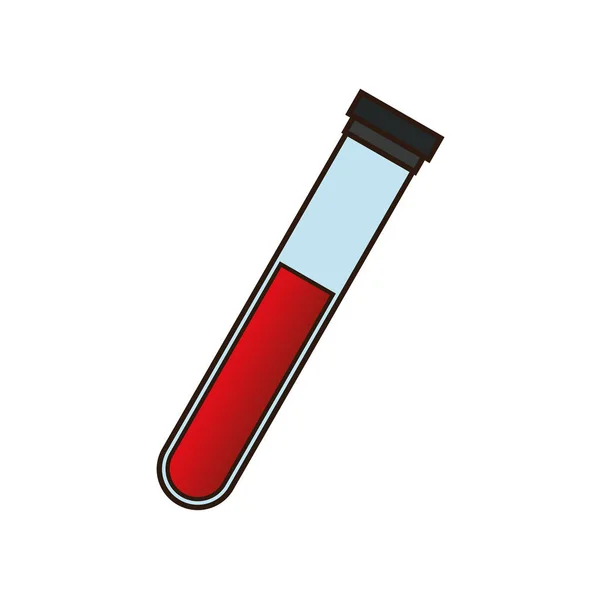 Design isolato del tubo sanguigno — Vettoriale Stock