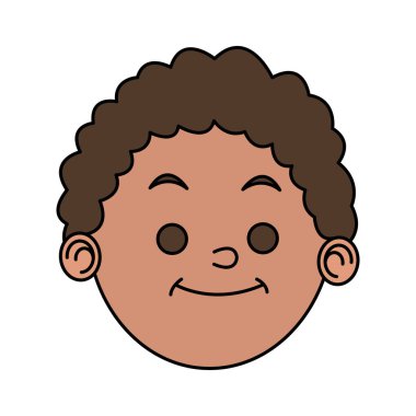 İzole çocuk karikatür tasarım