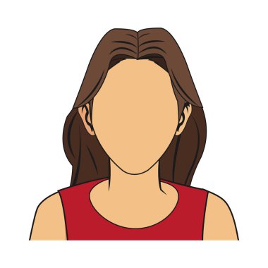 İzole kadın tasarım