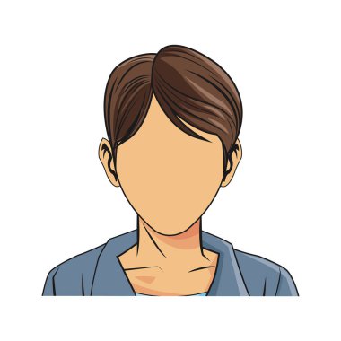 İzole kadın tasarım