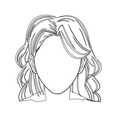 İzole kadın tasarım