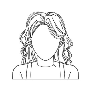 İzole kadın tasarım