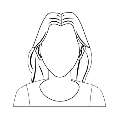 İzole kadın tasarım