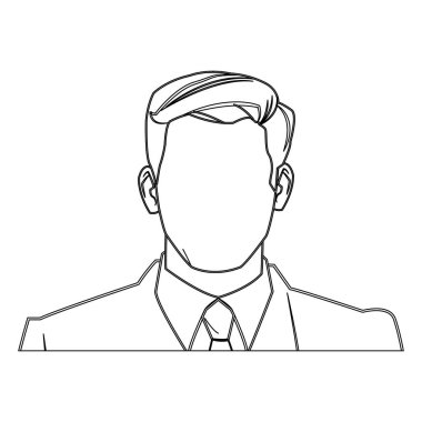 Takım elbise tasarımı ile izole adam