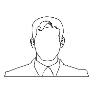 Takım elbise tasarımı ile izole adam