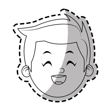 İzole çocuk karikatür tasarım