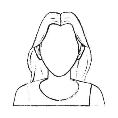 İzole kadın tasarım