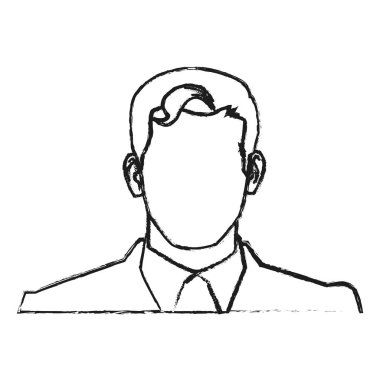 Takım elbise tasarımı ile izole adam