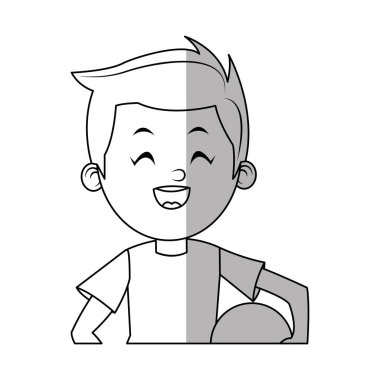 İzole çocuk karikatür tasarım