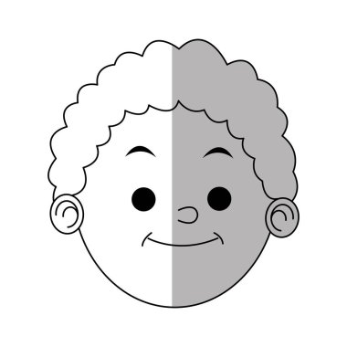 İzole çocuk karikatür tasarım