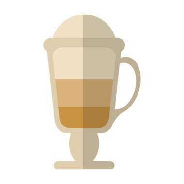 İzole kahve cam tasarımı