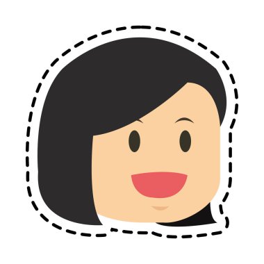 İzole kadın tasarım