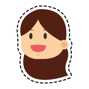 İzole kadın tasarım