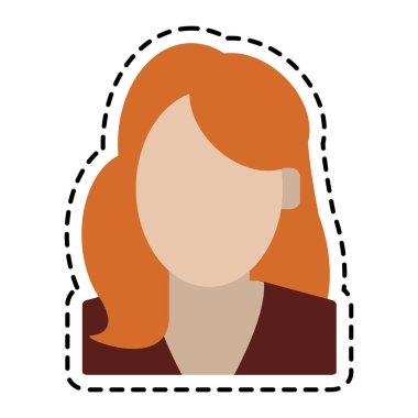 İzole kadın tasarım