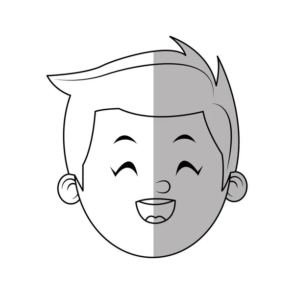 Izolované boy kreslený design — Stockový vektor