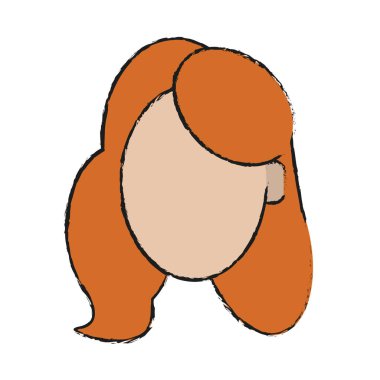 İzole kadın tasarım