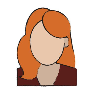 İzole kadın tasarım