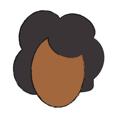 İzole kadın tasarım