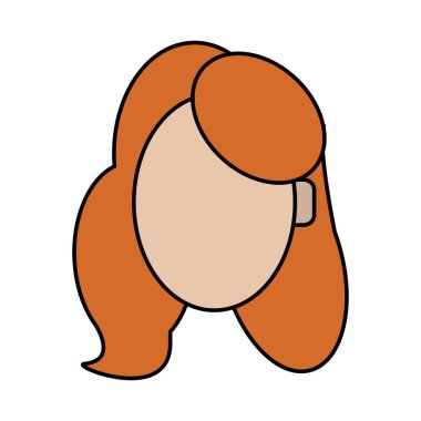 İzole kadın tasarım