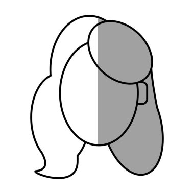 İzole kadın tasarım