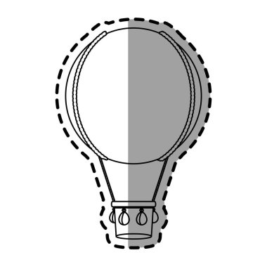 İzole sıcak hava balon tasarım