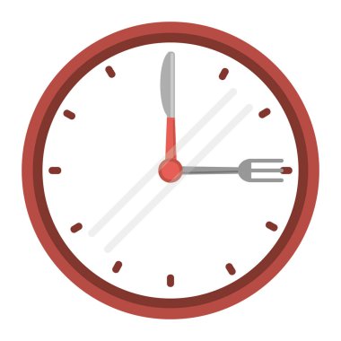 saat saat yemek restoran çatal ve bıçak