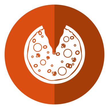 güzel pizza lokanta salam gölge ile