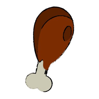 uyluk tavuk lokanta kavrulmuş kroki