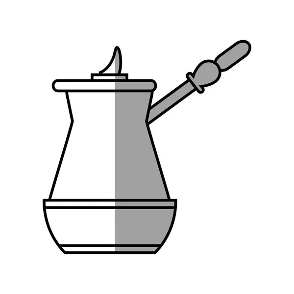 Изолированный дизайн чайника — стоковый вектор