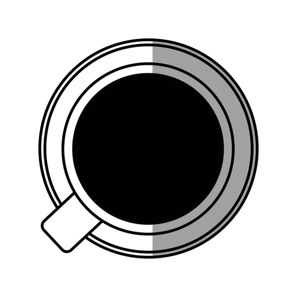 Geïsoleerde koffie kopje ontwerp — Stockvector