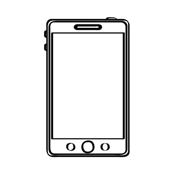 Diseño de dispositivo Smartphone aislado — Vector de stock