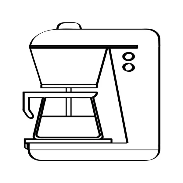 Na białym tle projekt maszyny do kawy — Wektor stockowy