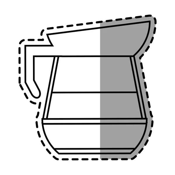 Дизайн ізольованого кавового горщика — стоковий вектор
