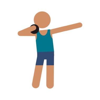 atletik atış topu atma koymak