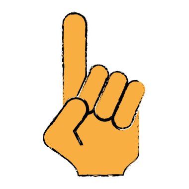 Çizim numaralı el fan Amerikan futbolu