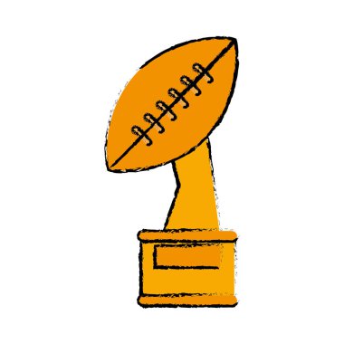 çizim ödül kazanan top şekli Amerikan futbolu