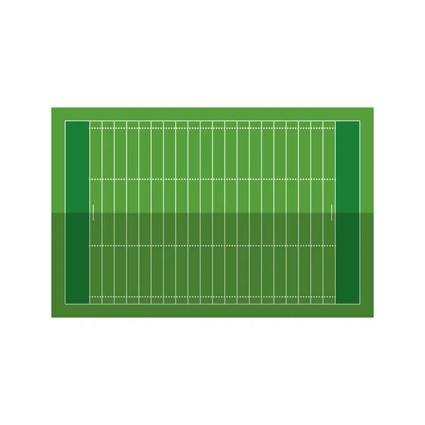 Terrain de football américain herbe — Image vectorielle
