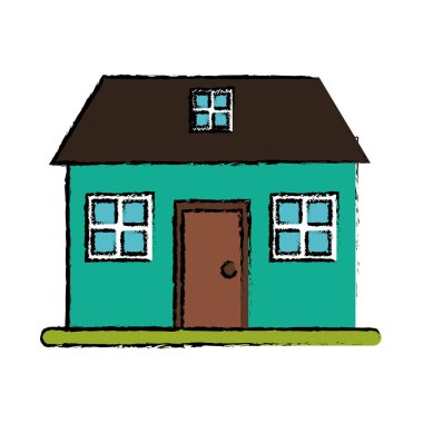 Yeşil ev Klasik tarzı çatı çizim