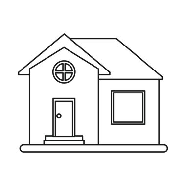 ev ev Emlak yuvarlak pencere anahat