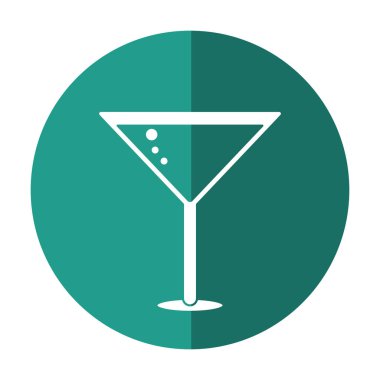 Zeytin gölge ile kokteyl martini cam