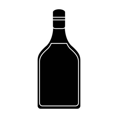 siluet Tekila şişesi alkollü içecek